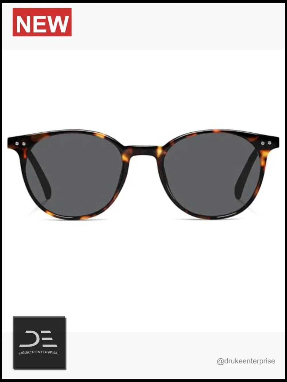 Polarized Retro Round Sunglasses UV Protection Small Frame